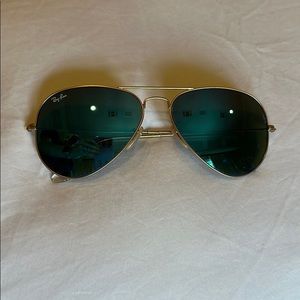 Ray Ban Aviator Flash Lenses Blue